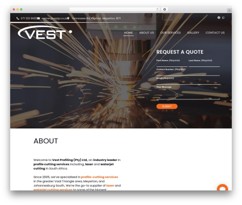 Aio contact WordPress plugin - vestp.co.za