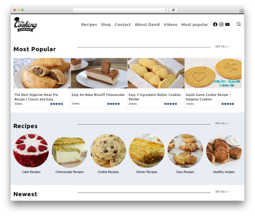 Custom table of contents WordPress plugin - thecookingfoodie.com