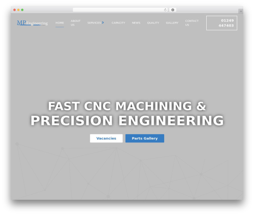 Mp Engineering WordPress theme - mp-engineering-uk.com