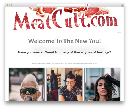 Owner free website theme - meatcult.com