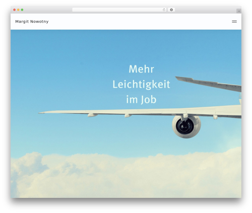 Pukeko WordPress theme - margit-nowotny.de