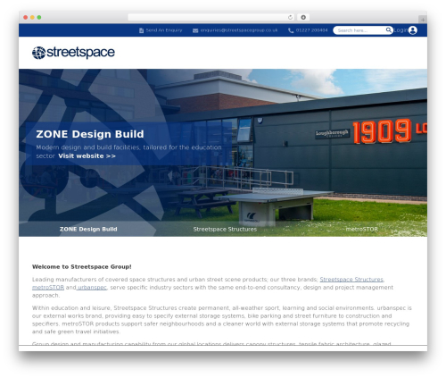 Streetspace 2022 WordPress theme - streetspacegroup.co.uk