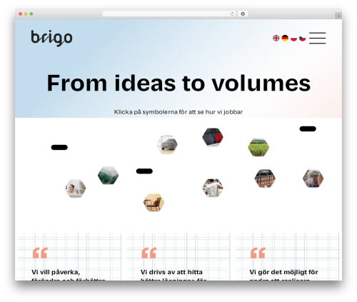 Theme WordPress Backbone - brigo.com