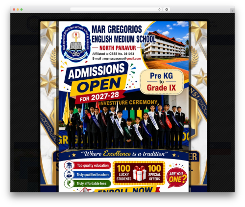 university | Shared by themes24x7.com premium WordPress theme - margregoriosemschool.com