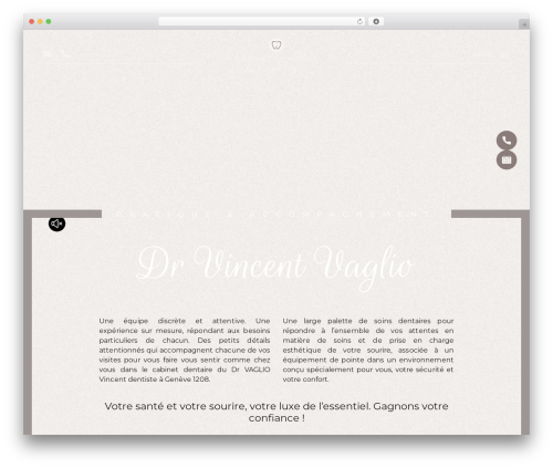 WordPress theme Mediweb - dentiste-geneve-vaglio.ch