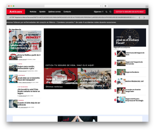 WordPress theme Newsreader - anticaos.com