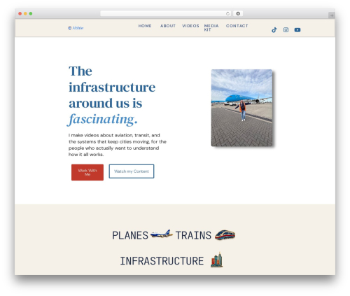 WP theme Elysium - abbiecheeseman.com