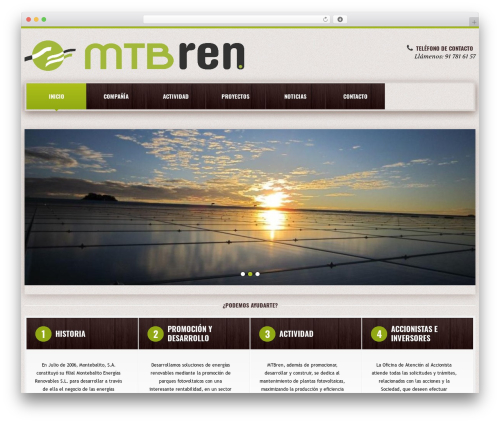 cherry theme WordPress - mtbren.com