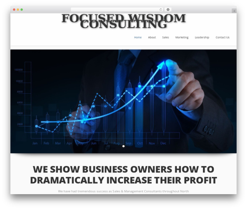 Converio theme WordPress - focusedwisdomconsulting.ca