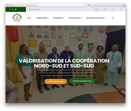 falar theme WordPress - fsa-uac.bj