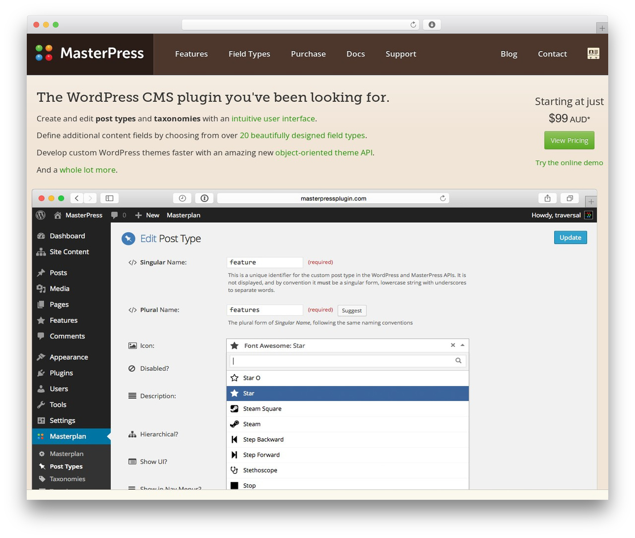 MasterPress Plugin WordPress website theme - masterpressplugin.com