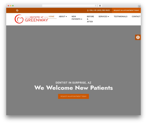 Parent Theme WordPress theme - dentistryatgreenway.com