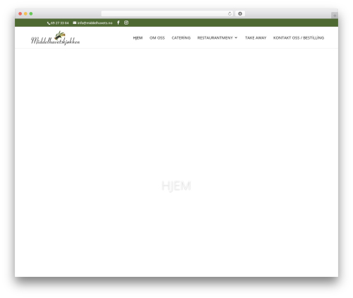 Theme WordPress Divi - middelhavets.no