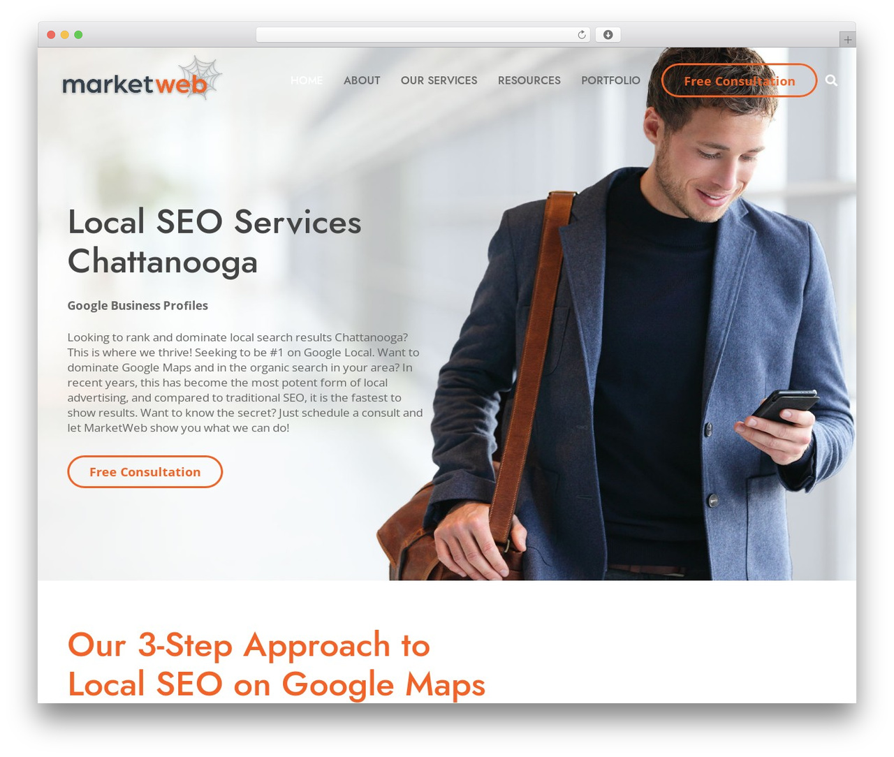 Theme WordPress Impreza - marketingchattanooga.com