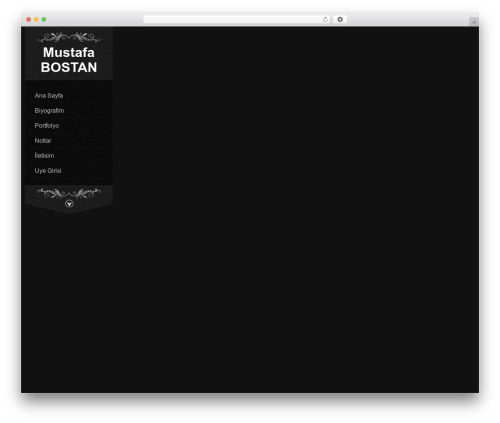 Wallbase WordPress theme - mustafabostan.com