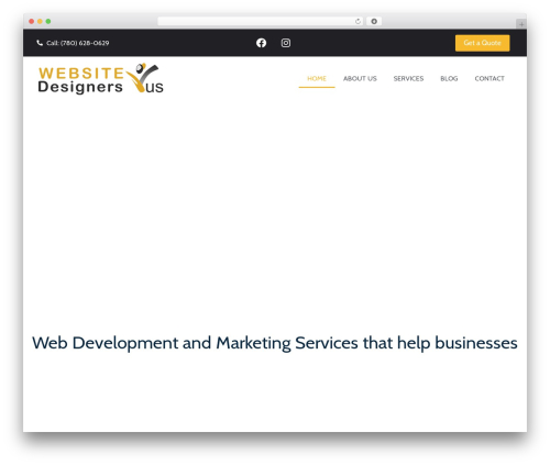 WordPress theme Hello Elementor - websitedesignersrus.com