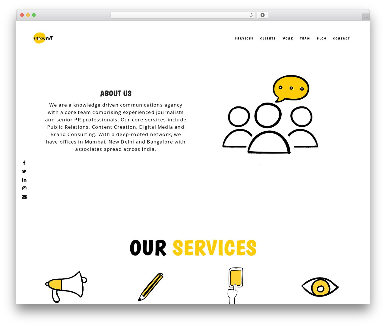 WordPress theme Layers - moes-art.com