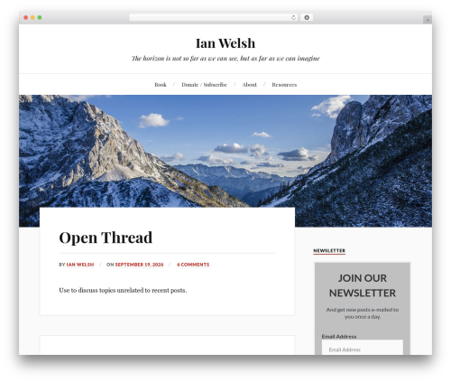 Simple Newsletter Plugin – Noptin (newsletter-optin-box) free WordPress plugin - ianwelsh.net