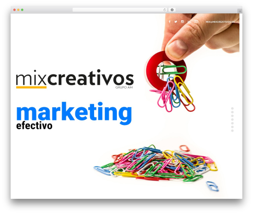 WordPress theme Nelva - mixcreativos.es