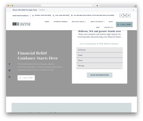 WordPress theme Prague - lisatselaw.com