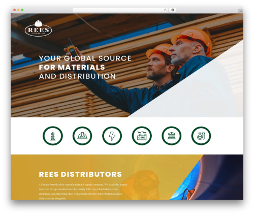 WordPress theme Rees Distributors - reesdistributors.com