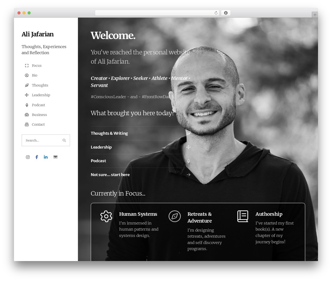 Ali WordPress theme - alijafarian.com Ali WordPress theme - alijafarian.com