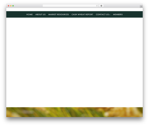 Cascade Commodity WP theme - cashwheatreport.com
