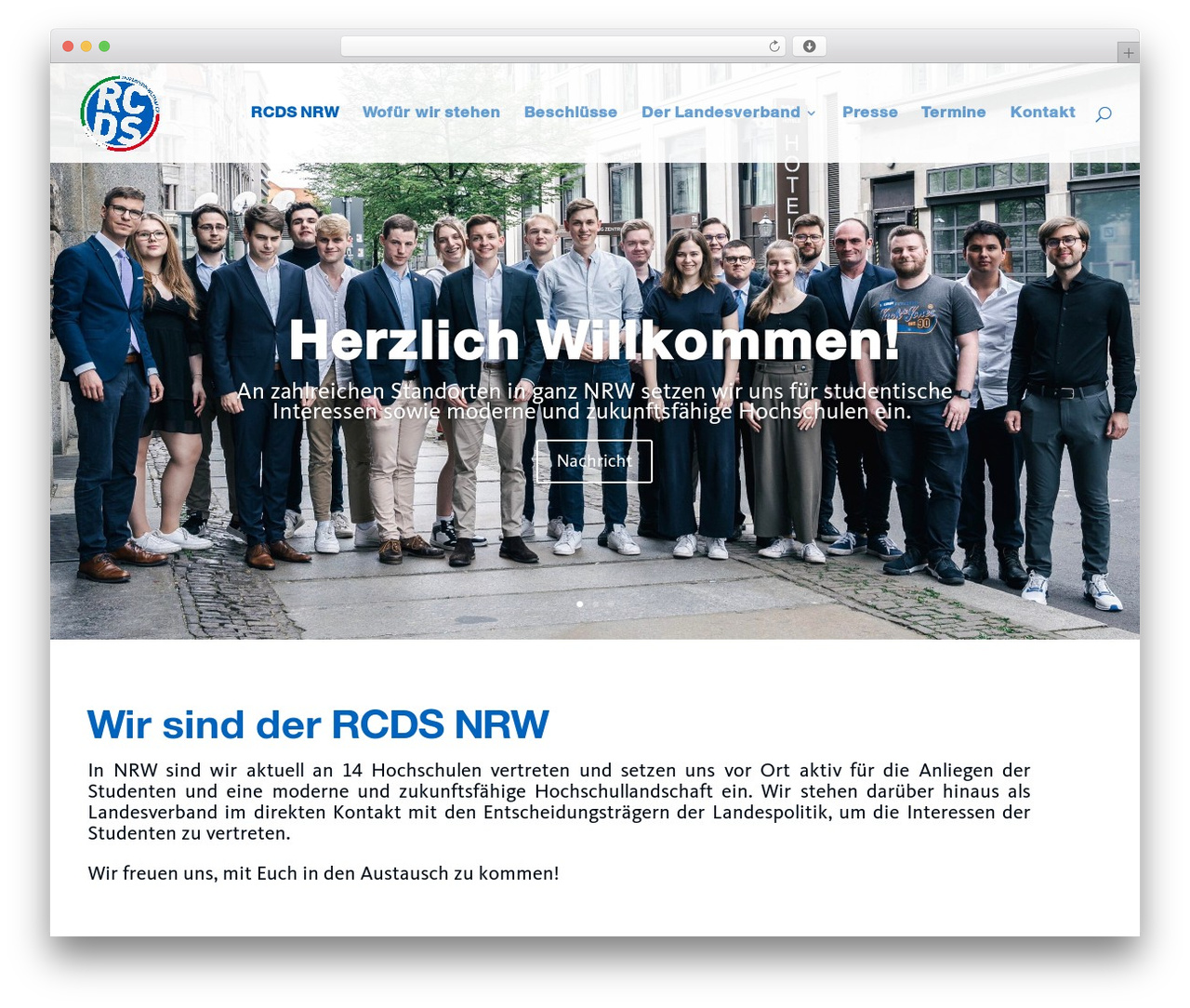 Divi WordPress theme - rcds-nrw.de