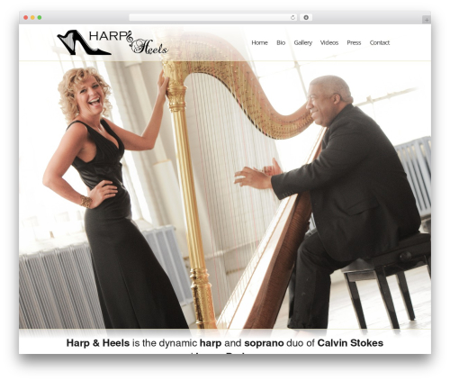 fathom WordPress theme - harpandheels.com