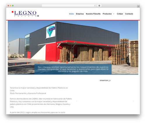 GeneratePress WordPress theme design - legno.cl
