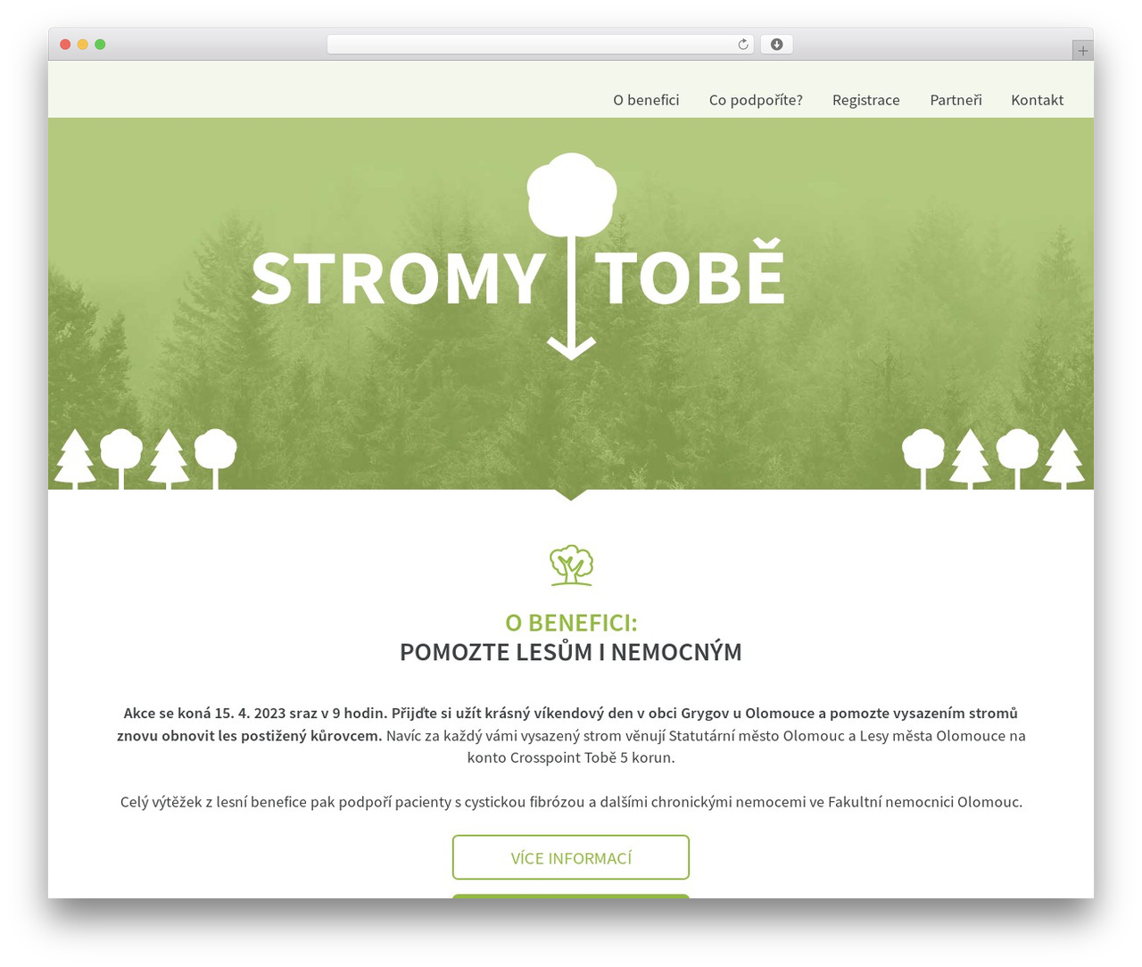 Stromy Tobě theme WordPress - stromytobe.cz
