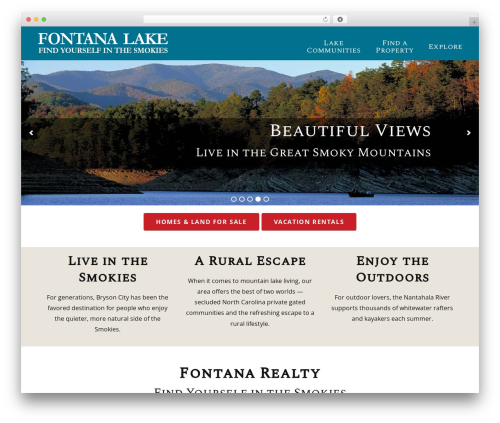 WordPress theme Modest Byte Theme - fontanalake.com
