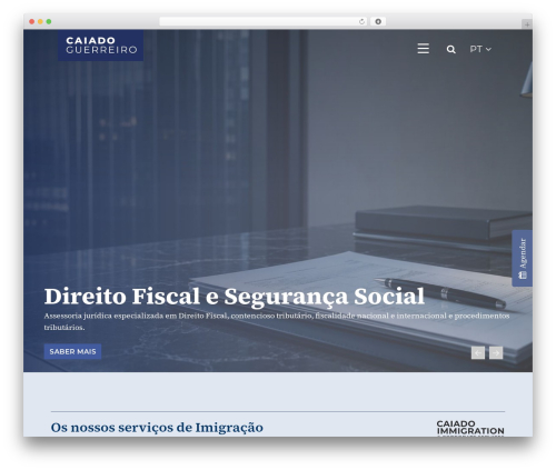 WordPress website theme st4rt3r - caiadoguerreiro.com