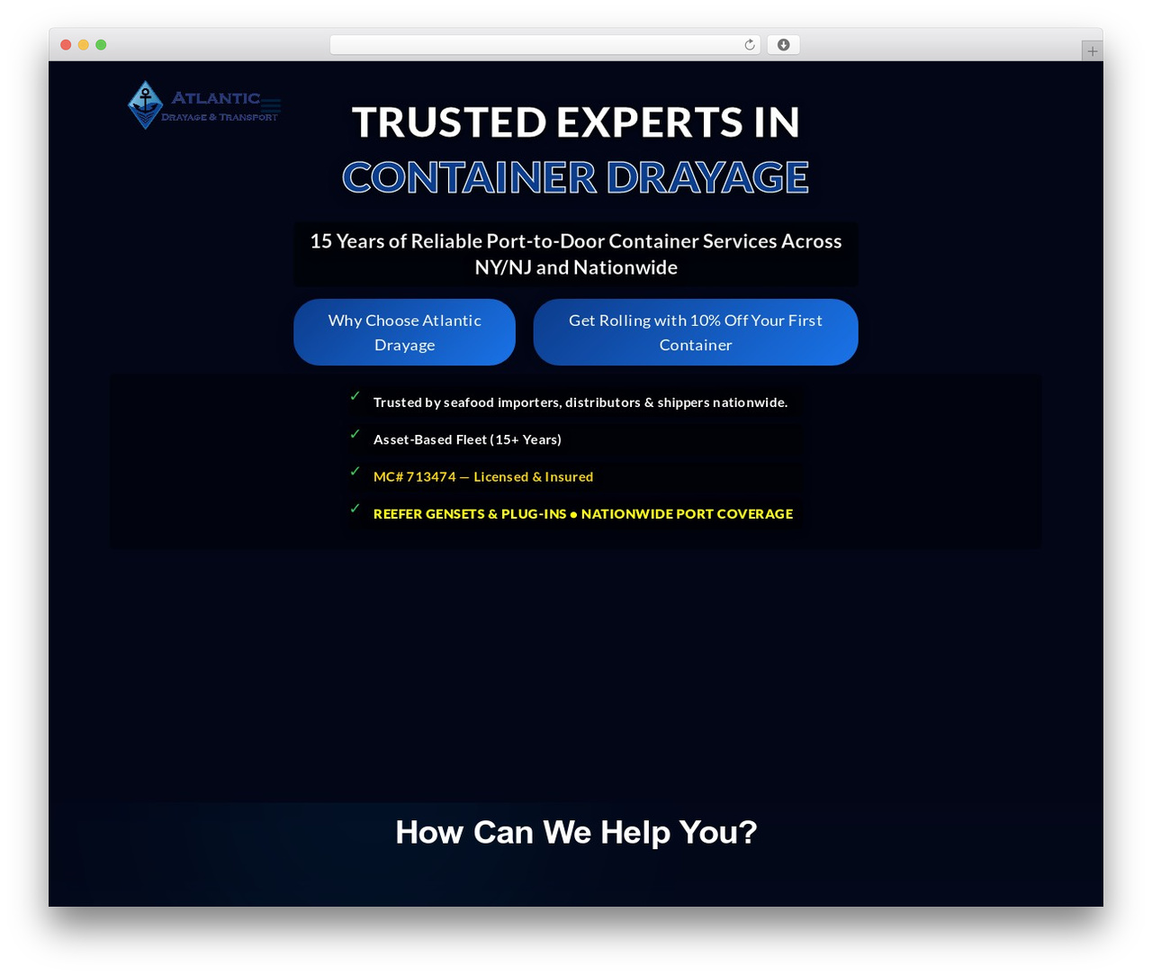 WP theme Builder Theme - atlanticdrayage.com WP theme Builder Theme - atlanticdrayage.com