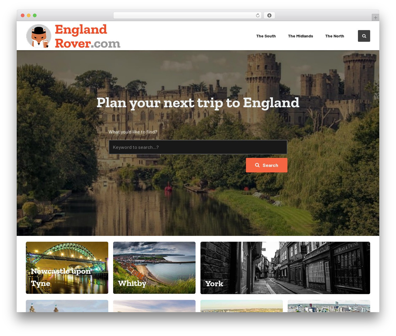 Bello theme WordPress - englandrover.com