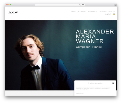 Divi WordPress theme - alexander-maria-wagner.com