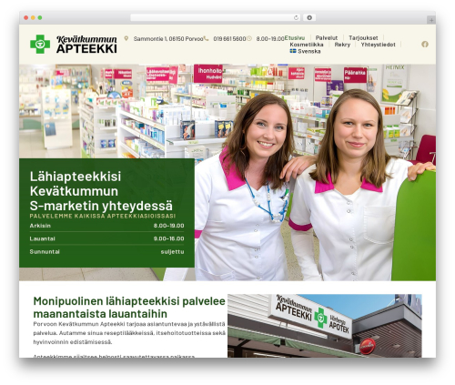 GeneratePress WordPress theme - kevatkummunapteekki.fi