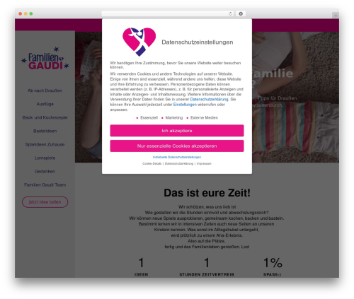 Angwp WordPress plugin - familiengaudi.com