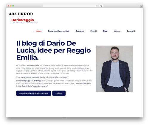 Innovio best WordPress theme - darioreggio.it