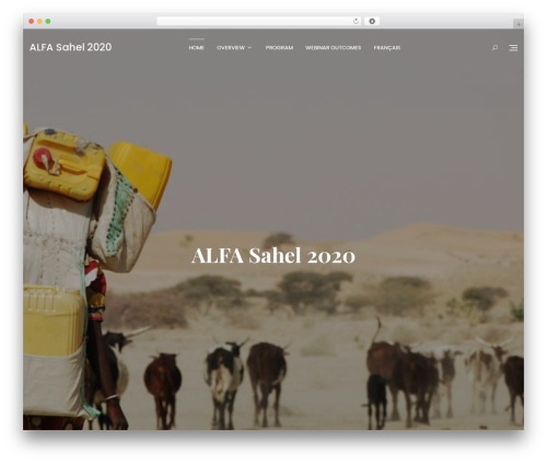 Photoway WordPress theme design - alfasahel.org