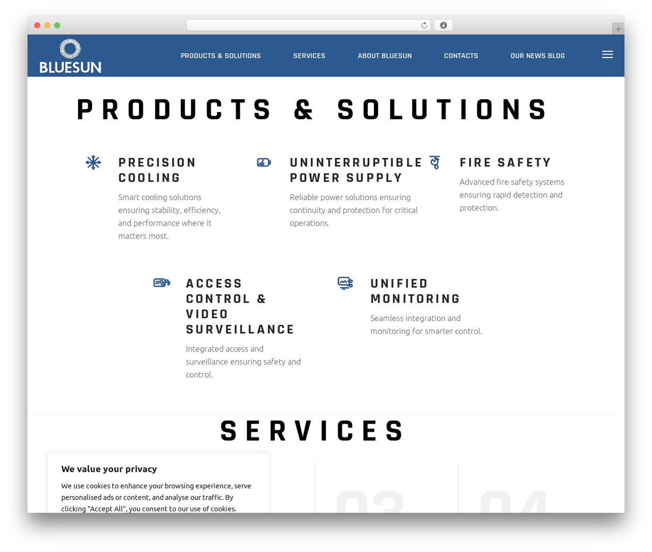 TechLink WordPress theme - bluesun.pro
