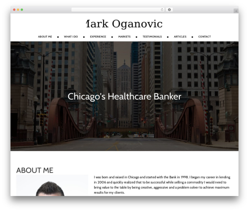 Theme WordPress Mark - markoganovich.com