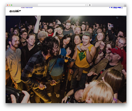 Uncode WordPress theme - reignwolf.com