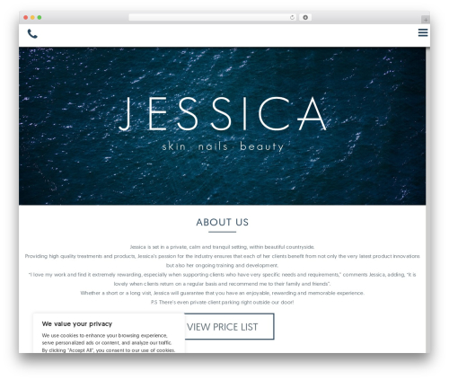 WordPress theme Eclipse Creative - jessicagreenall.co.uk
