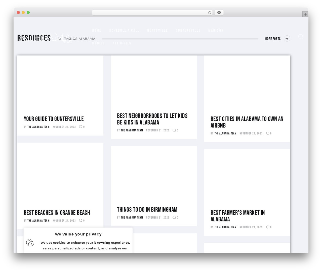 WordPress theme Kicker - thealabamateam.com