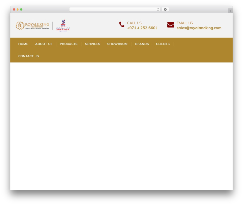WordPress theme Windfall - royalandking.com