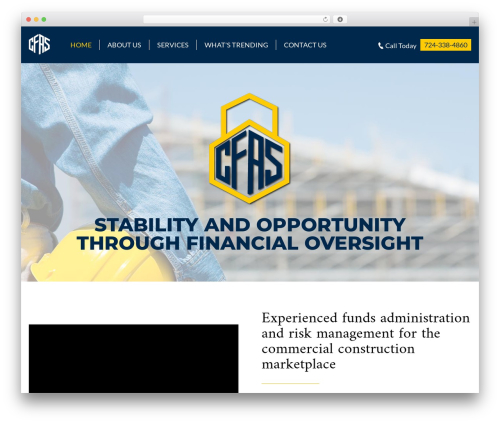 CFAS WordPress theme - cfasllc.com