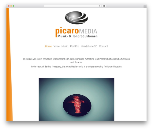 PicoStrap5 Child Base theme WordPress - picaromedia.de