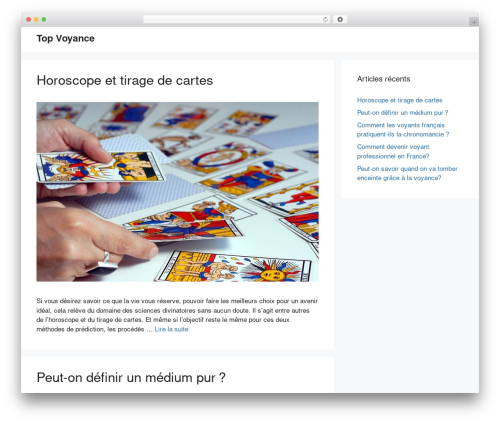 Theme WordPress GeneratePress - top-voyance.fr