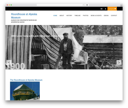 WordPress theme Charitas Lite - roundhouseatalyeska.org